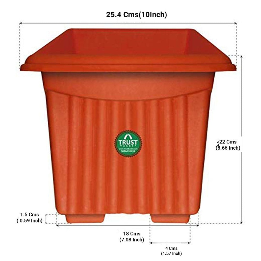 97_UVTreatedSquarePlasticPlanter_10inches_-brown.jpg