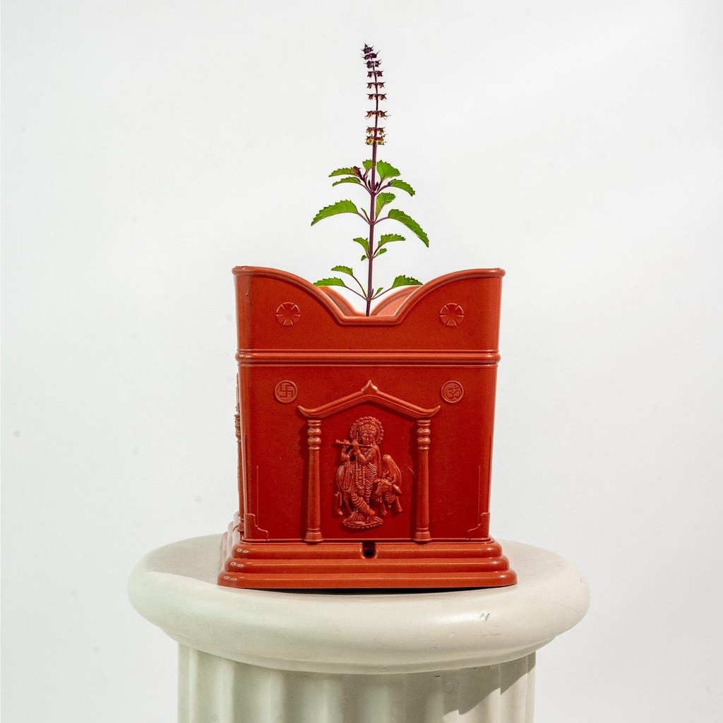 [T4049] Tulsi Pot – 8 inches PPE Material