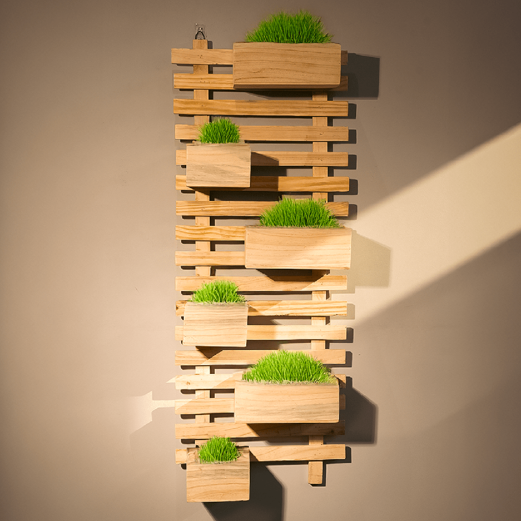 [T3903] Sleek Plant Stand 6-Tier Wooden Flower Stand for Balcony & Living Room