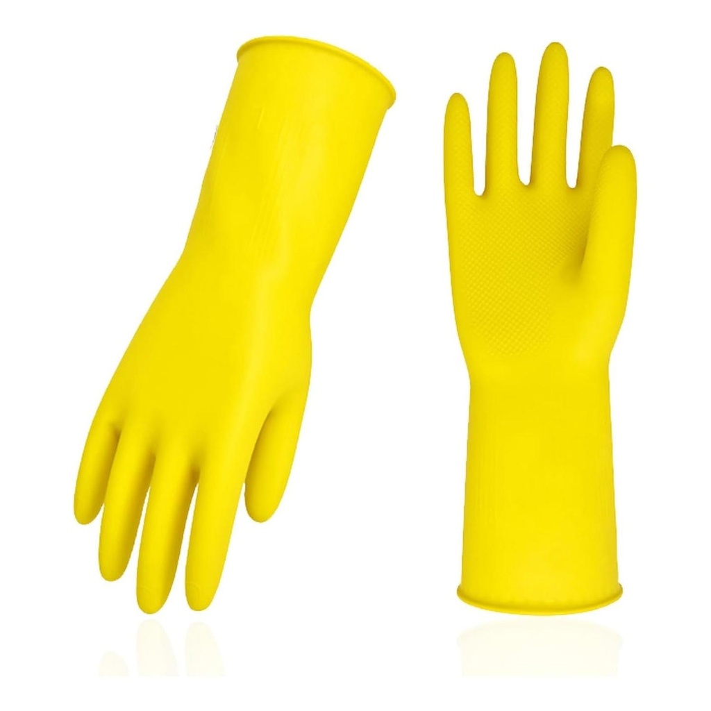 [T4009] Gloves - 14 Inch Long & Very Thick, Heavy Duty Latex Rubber Gardening glove