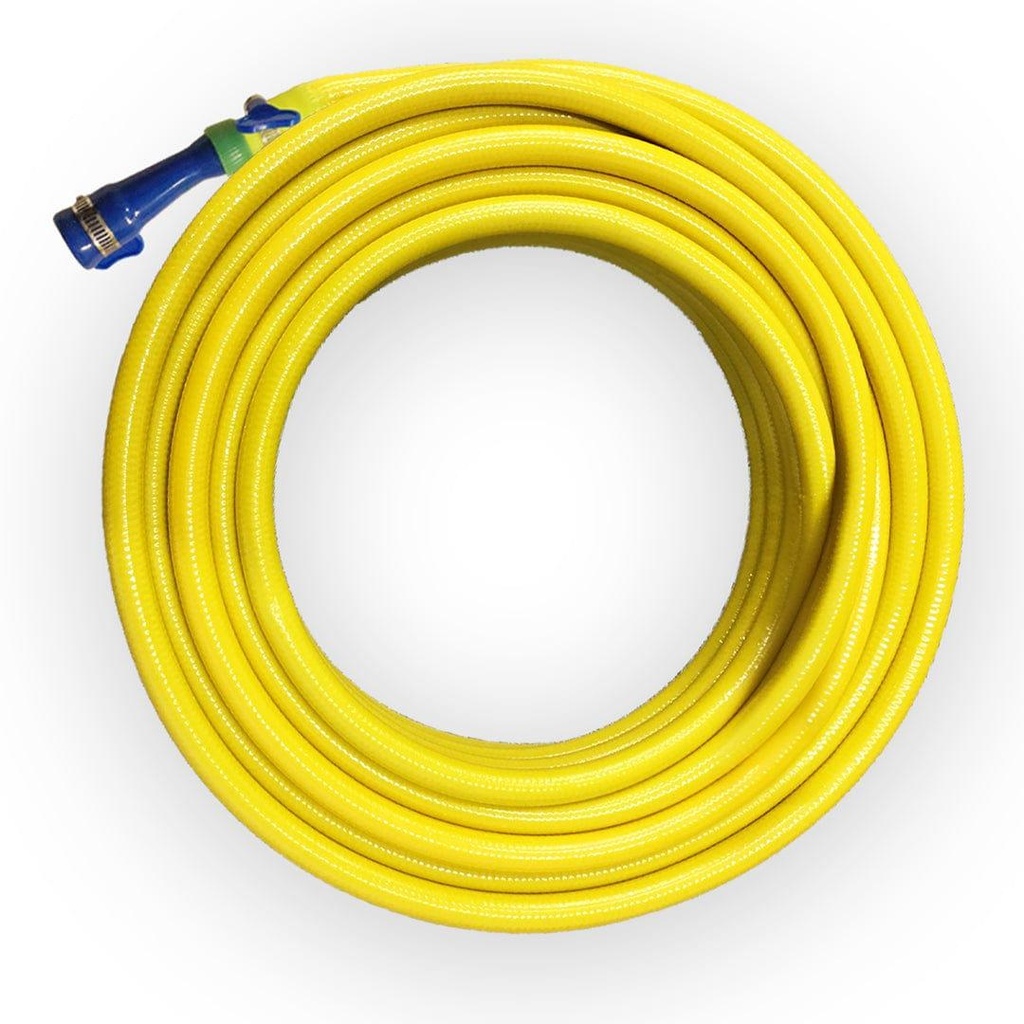 [T3777] TrustBasket Heavy Duty Garden Hose Pipe | PVC Braided Foam Pipe (15 mtr)