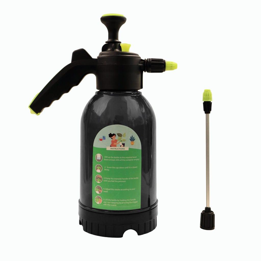 [T3683] TrustBasket Premium Pressure Sprayer 2 Litre (Black) | Pressure Spray Bottle for Plants | Gardening Water Pump Sprayer | Plant Spray Bottle for Garden | Spray Bottles for Gardening,