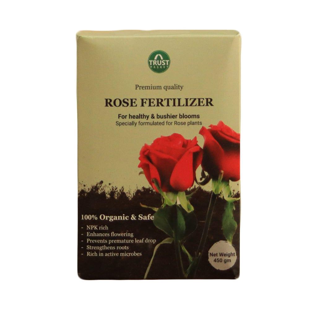 [T3506] TrustBasket Rose Fertilizer (450gm) | Rose Plant Food For Flowering Plants (Set of 1)