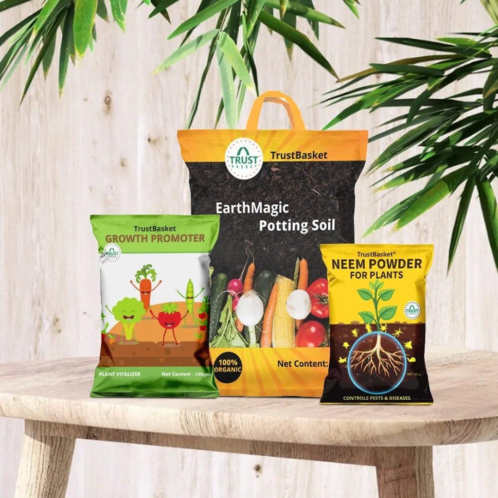 [T3407] TrustBasket Indoor Plants Care Kit