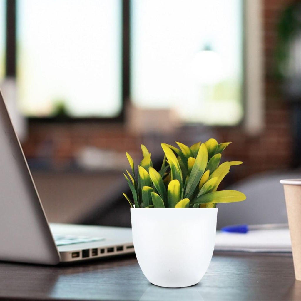 [T3336] Artificial Potted Bell Mini Shrub