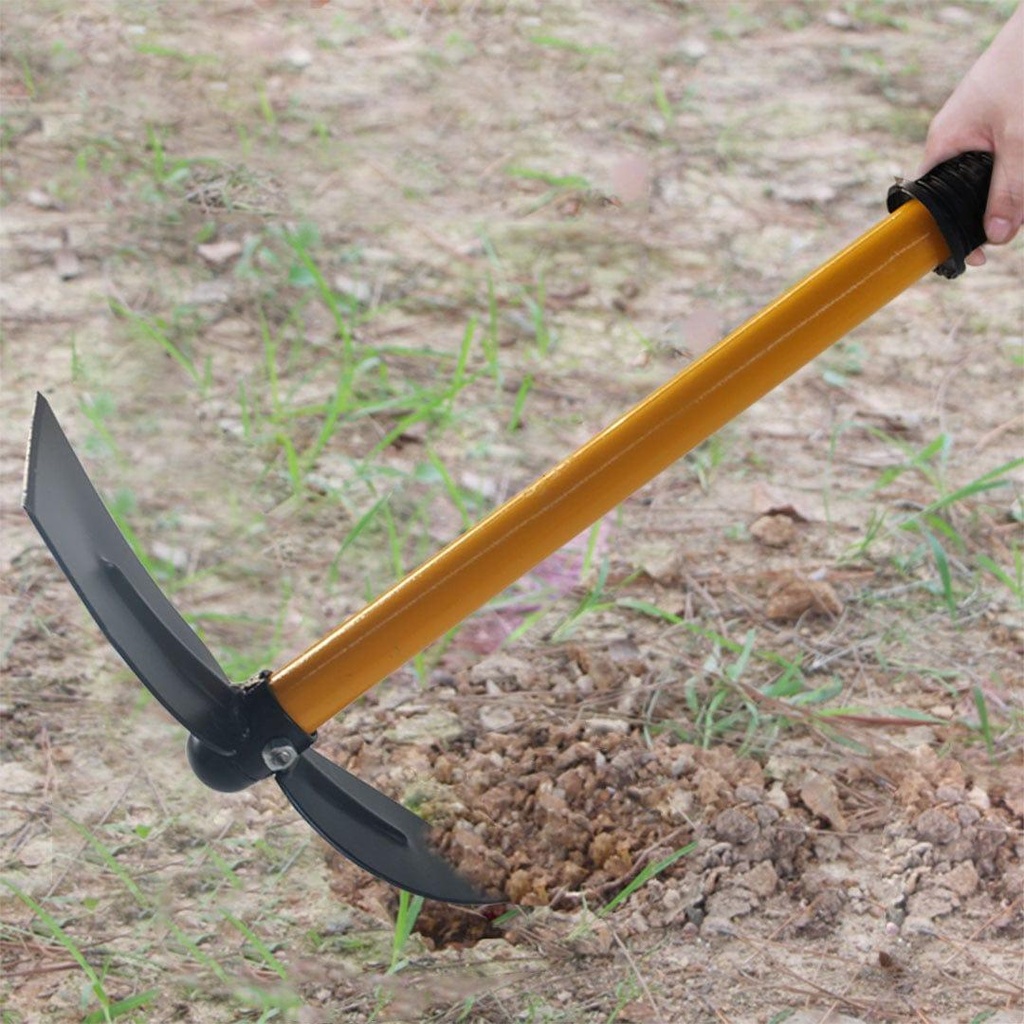 [T3246] TrustBasket Heavy Duty Double Hoe Garden tool