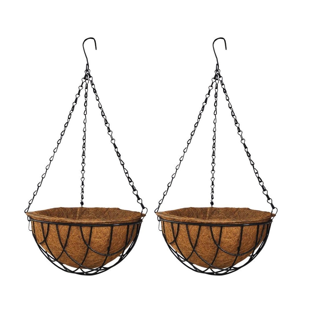 [T3243] Coir Hanging Basket (Set of 2)