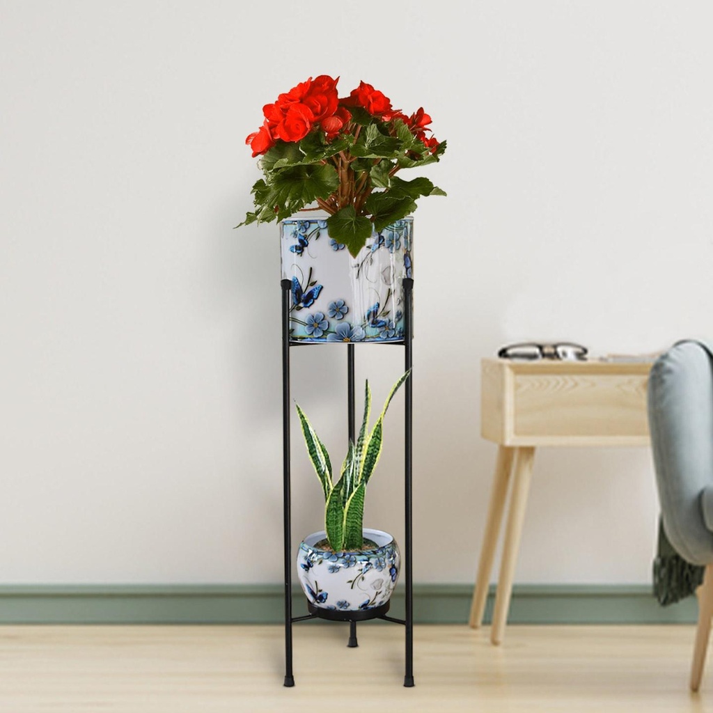 [T3185] TrustBasket Calamus Planter with Stand