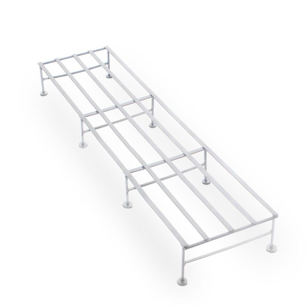 [T2950] Indigo Planter Stand ( White ) (Set of 1)