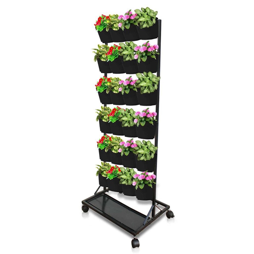 [T2827] Moving Lush Wall stand - Pots and Plants Not Included
