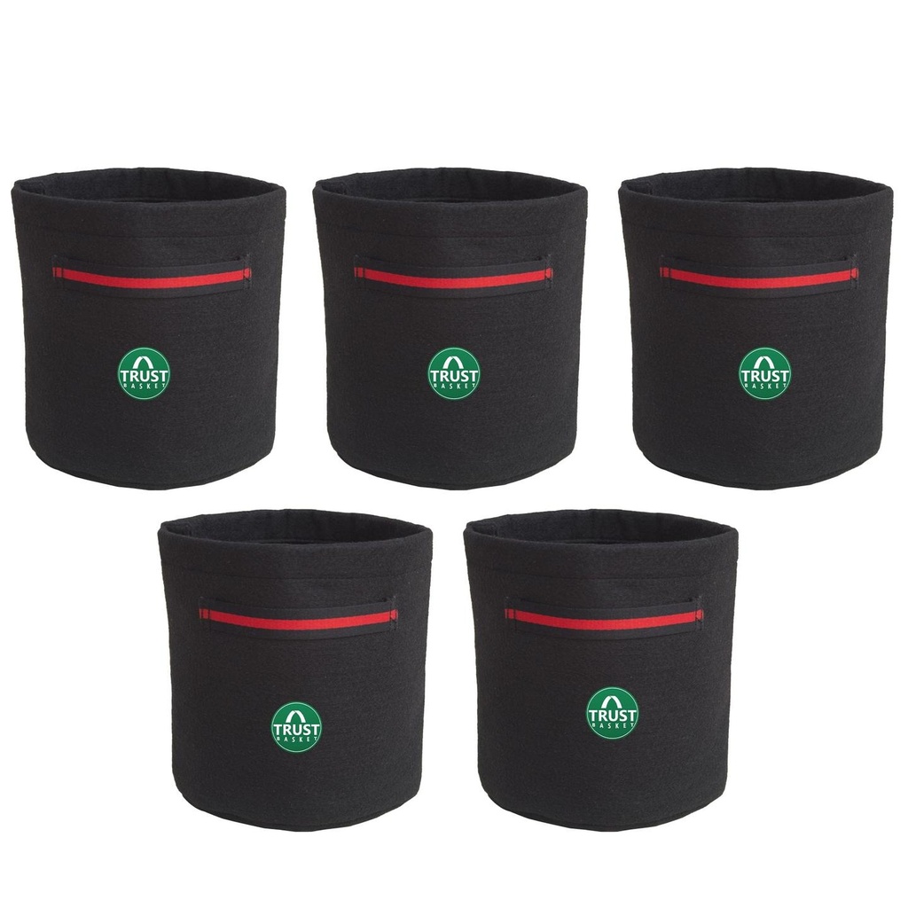 [T2809] Happy Roots Grow Bags - 10*10 (Pack of 5)