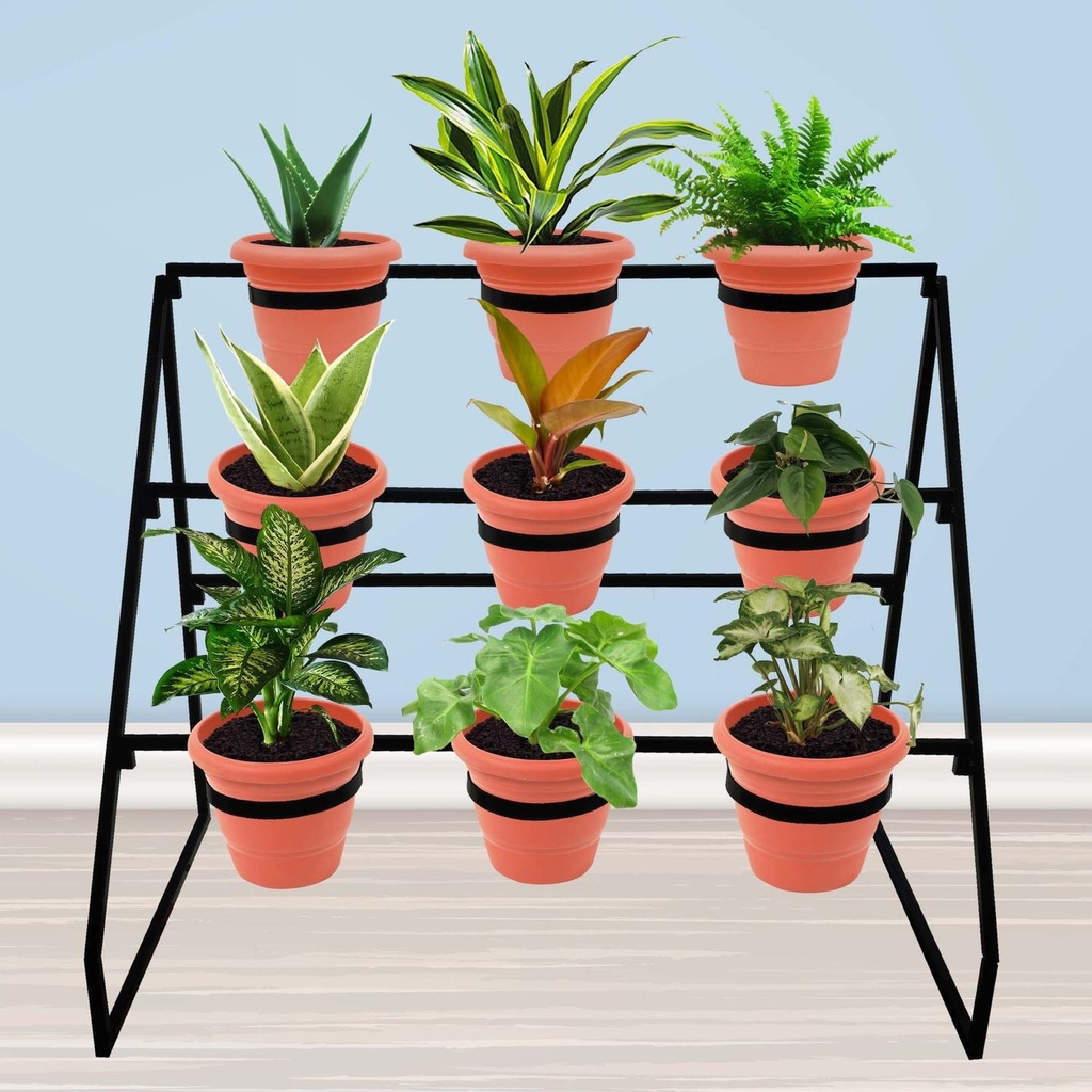 [T2564] Willow Planter Stand-Metal Planter Stand,Pot Stand and Flower Pot Holder