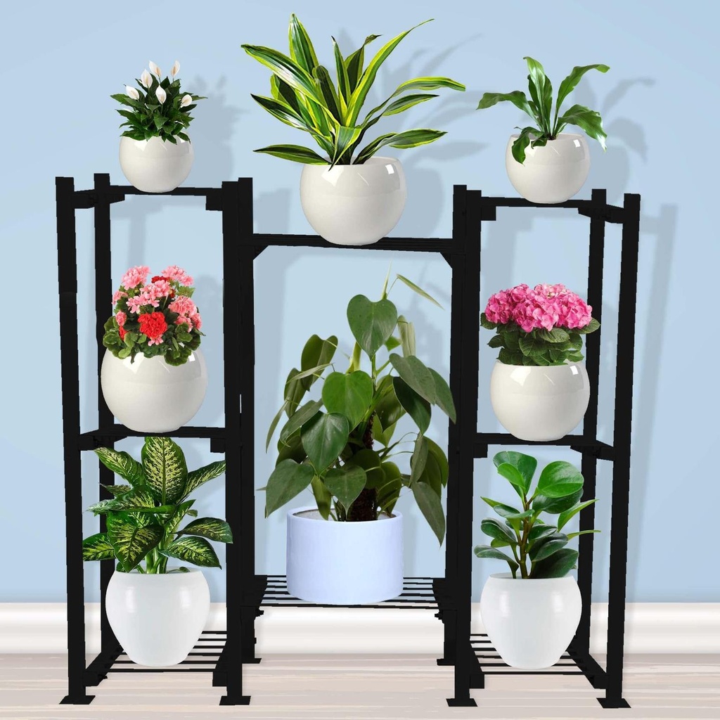 [T2560] Magnus Planter Stand-Plant Stand Flower Pot Holder/Multipurpose Planter Stand Indoor/Outdoor use (BLACK)