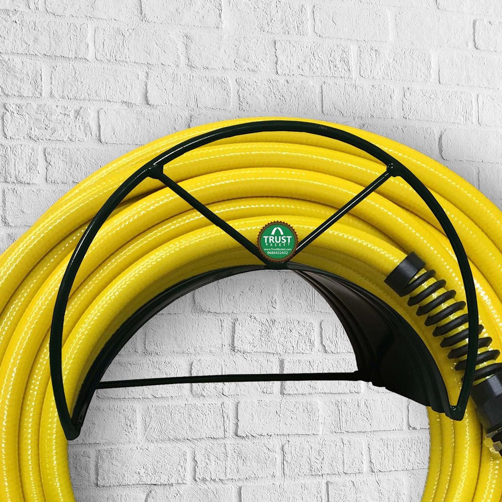 [T2551] OxBow Watering Hose Reel- Garden hose holder indoor/outdoor wall mount hanging