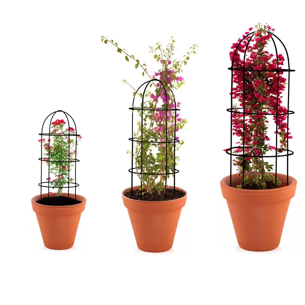 [T2254] TrustBasket Obelisk trellis for Plant Support - Set of 3
