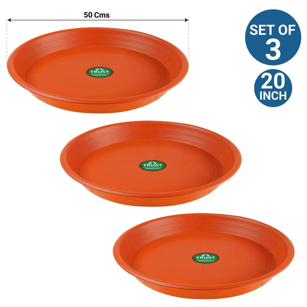 UV Treated Bottom Tray(Plate/Saucer) suitable for 20 inch Plastic Pot