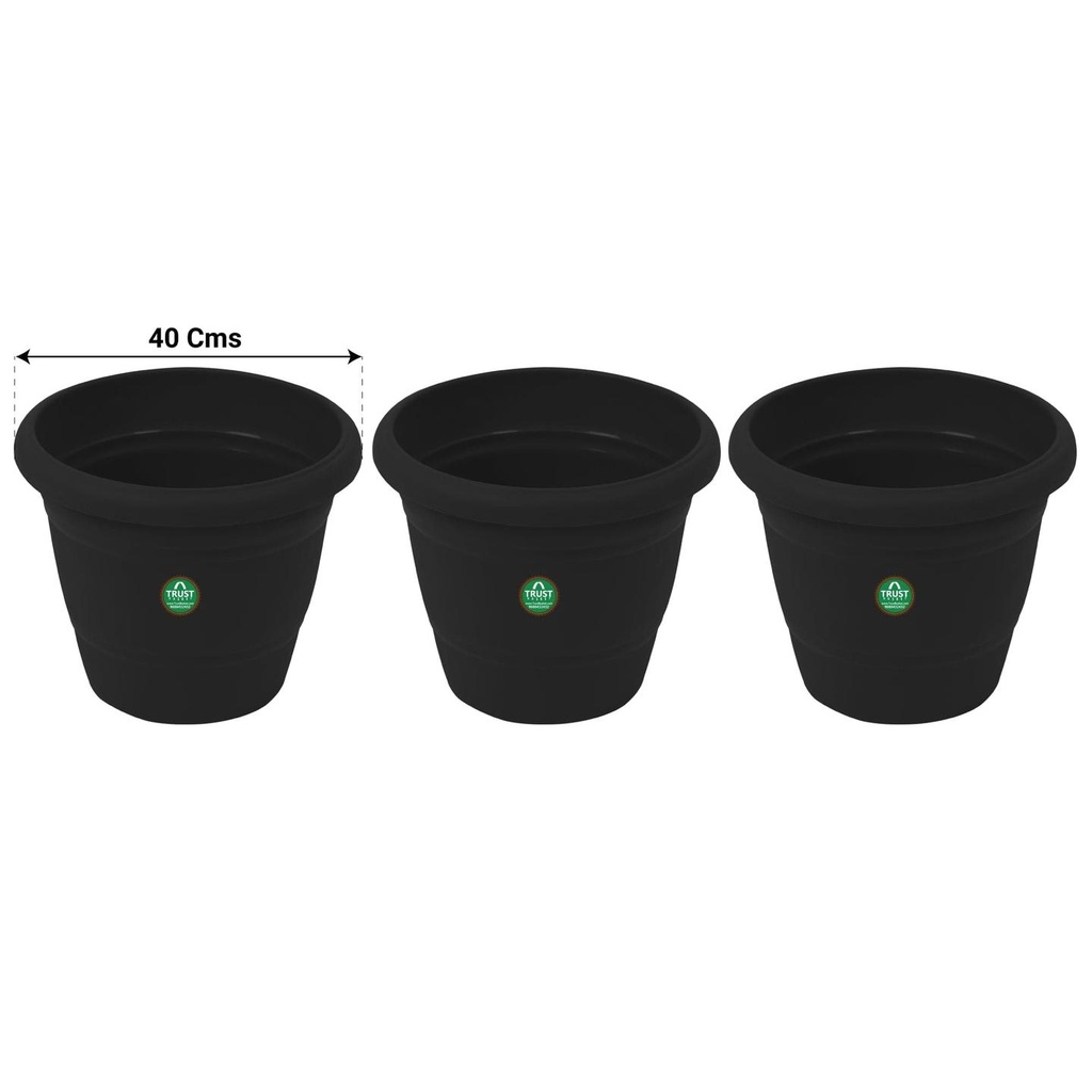 UV Treated Plastic Round Pot - 16 inches