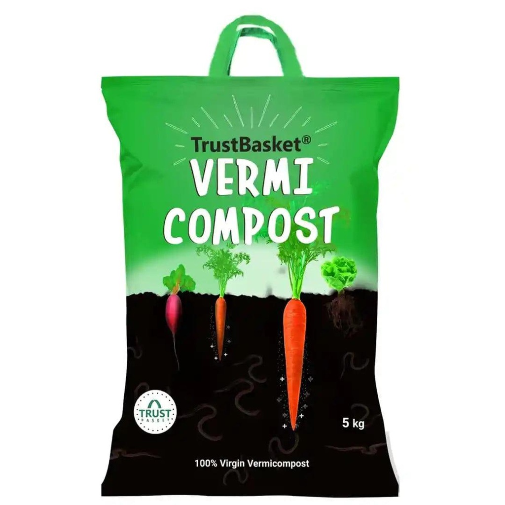 [T1481] TrustBasket Vermicompost for Plants (5 KG)