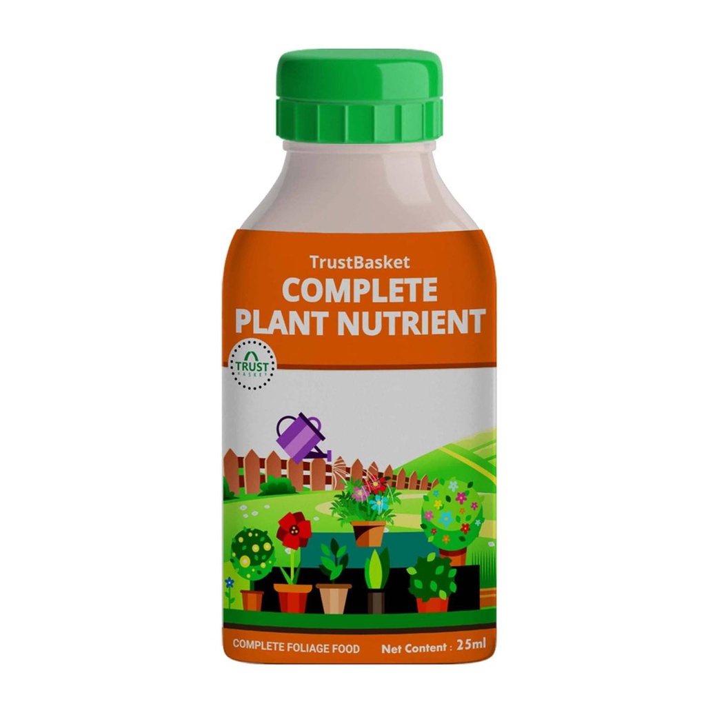 [T1102] TrustBasket Concentrated All Purpose Organic Plant Nutrient. Each 25ml Plant Nutrient feeds 100 plants upto 3 months (25ml)