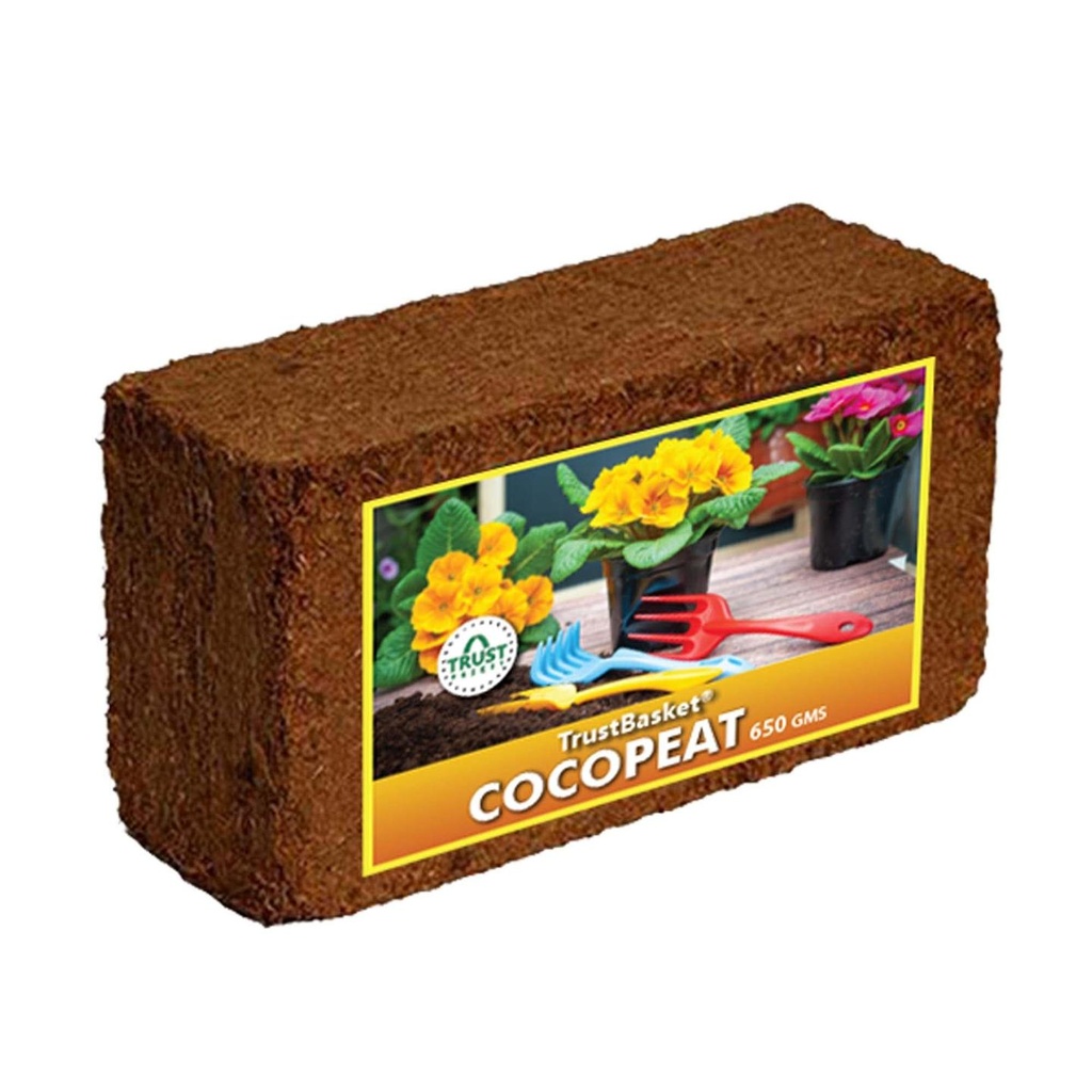 [TBSSS502] Coco Peat Block(650 grams)-Expands To 8 Litres Of Coco Peat Powder