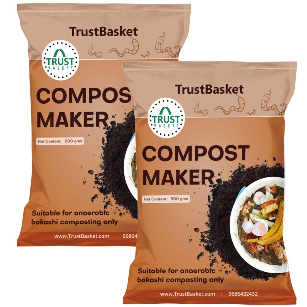 [CM1005] Set of 2 BOKASHI Compost Maker powder - 500gms
