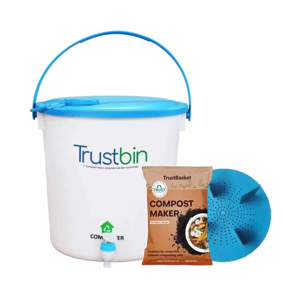 [CM1004] TrustBin - Indoor composter trial/starter kit ( 14Ltrs )
