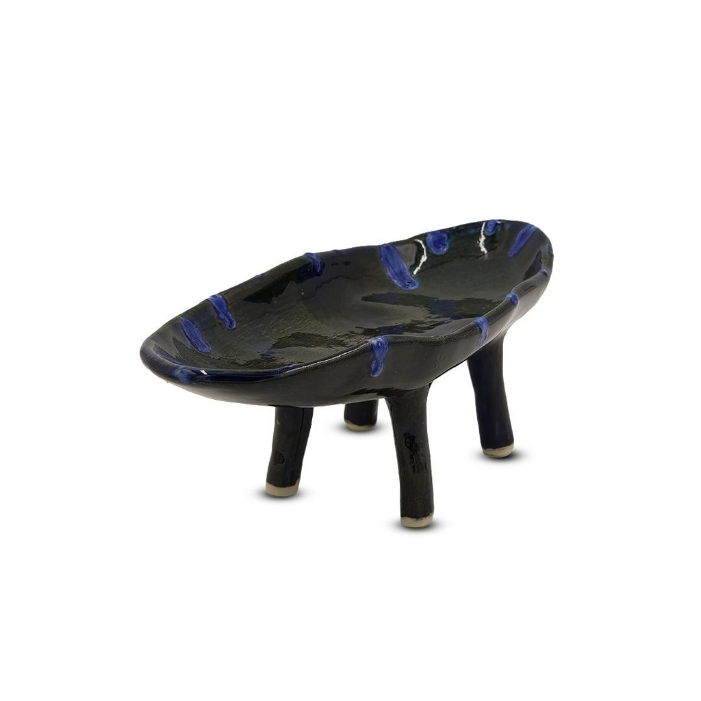 Artistic Quad-Leg Serving Tray/Ceramic Tray/Serving Tray