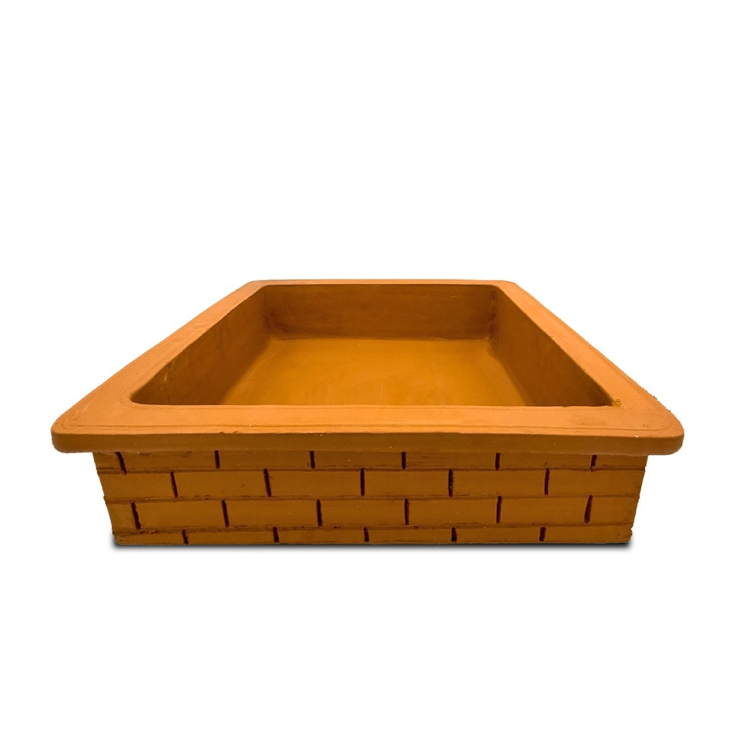Premium Havan Kund / Homa Kundam (Plain Medium-15.5")