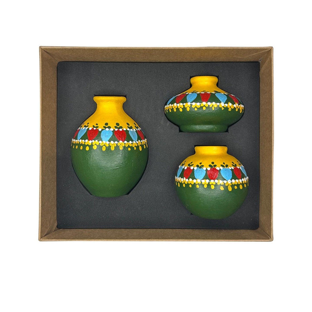 Miniature Terracotta Showpieces - Gift-Box (With Box)