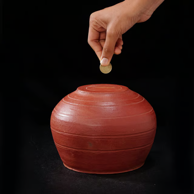 Clay Hundi / Money Saver / Coin Collector (Small)