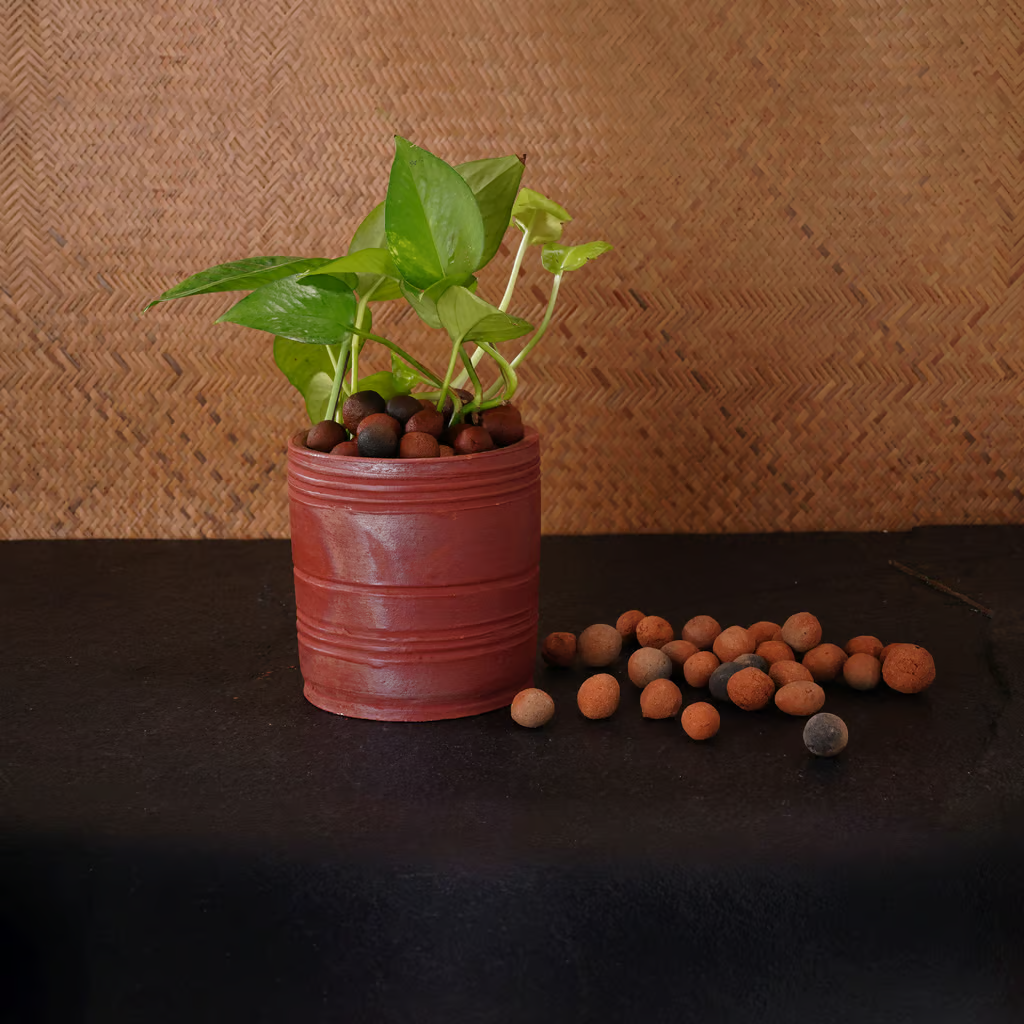 Table top planters / Pen stand /Clay Candle holder (Small)